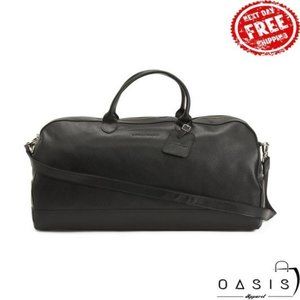 LONGCHAMP Leather Le Foulonee Large Travel Duffle Bag/ Women's Bag